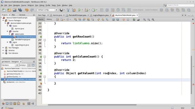 UT1-9 Desarrollo de Interfaces - Creación de una tabla con AbstractTableModel смотреть онлайн