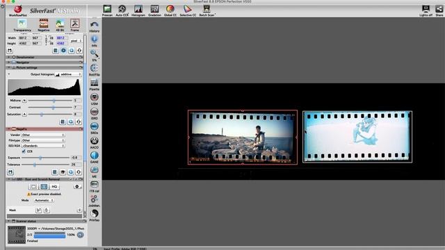 How to Include Film Borders When Scanning With Silverfast Negafix смотреть онлайн