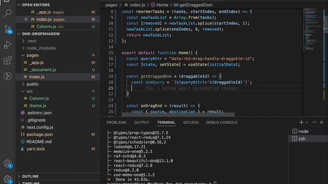 How to create Drag and drop with shadow using Next.js, chakra ui, and react-beautiful-dnd. смотреть онлайн
