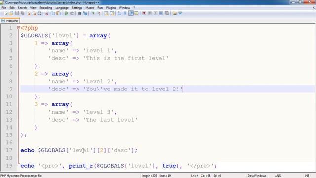 026 Arrays Pat 2 | php programming course смотреть онлайн