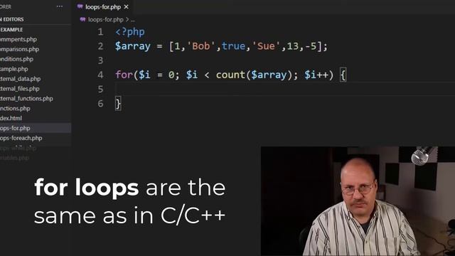 Basic (for and while) Loops in PHP смотреть онлайн