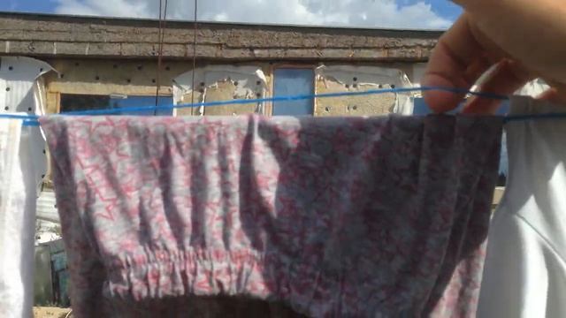 как повесить белье без прищепок смотреть онлайн