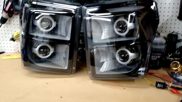 Custom 2011+ Ford SuperDuty Headlights смотреть онлайн