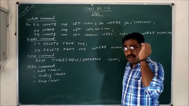 SQL UPDATE, DELETE, ALTER and DROP Command смотреть онлайн