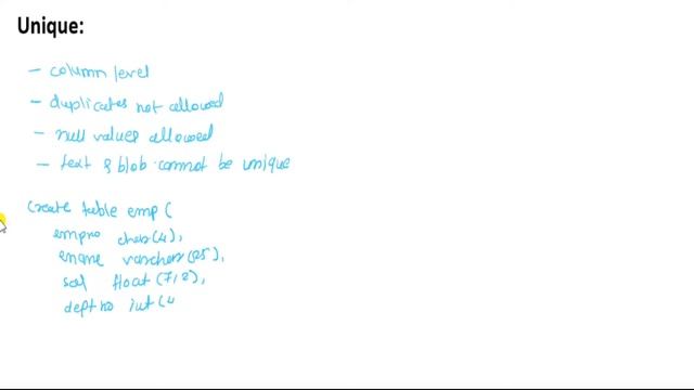 MySQL Constraints (unique) - Part 2 смотреть онлайн