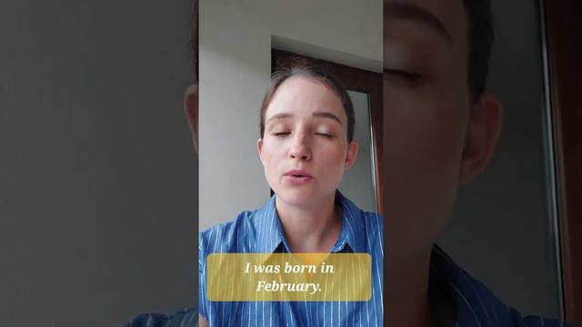 КАК СКАЗАТЬ СВОЮ ДАТУ РОЖДЕНИЯ ПО-АНГЛИЙСКИ? смотреть онлайн