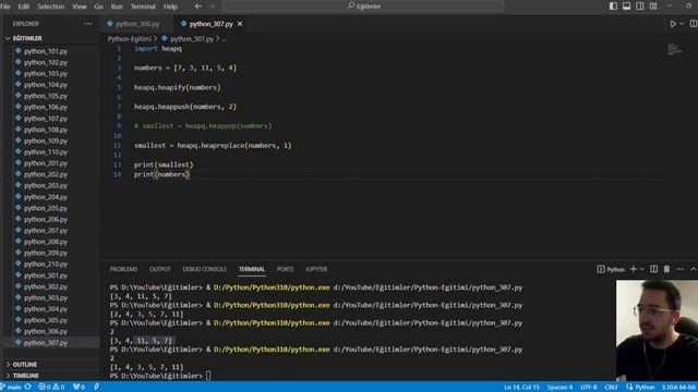 Heap Queue ile Kuyruk Yapısı | Python 301 #7 смотреть онлайн