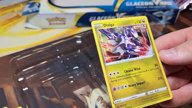 Pokémon Glacian v-star box opening! смотреть онлайн
