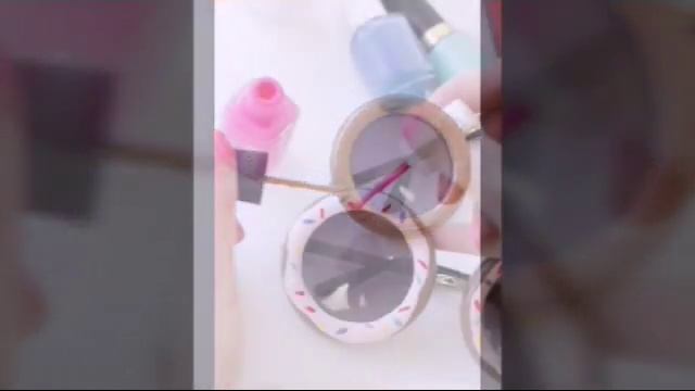 Украшение солнцезащитных очков.