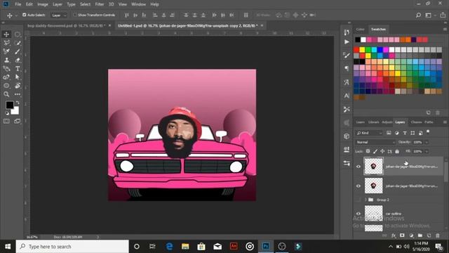 HOW TO DESIGN CARTOON ALBUM COVER WITH PHOTOSHOP смотреть онлайн