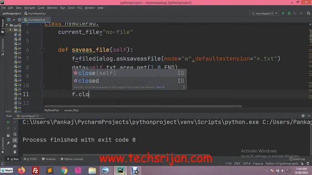 Create Notepad Software( Basic Text Editor) in Python in Hindi смотреть онлайн