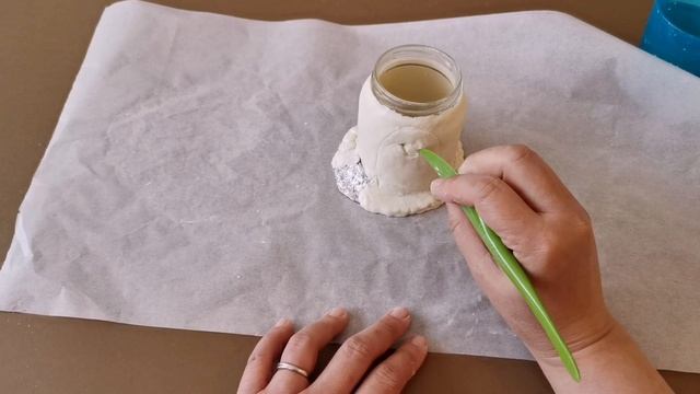 Easy Toadstool Mushroom Fairy House Jar DIY Lantern Craft Idea, Air Dry Clay Tutorial #1 смотреть онлайн