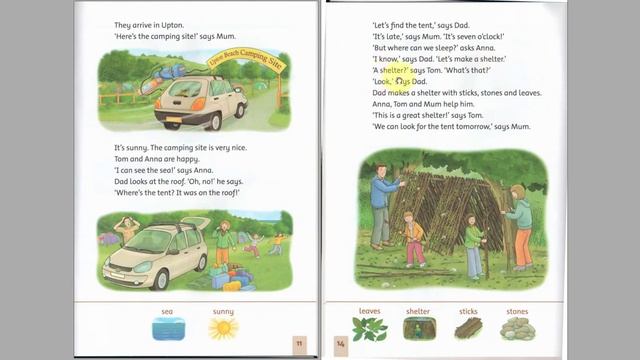 The Camping Trip. Family and Friends. Storytelling. Читаем вместе на английском. смотреть онлайн