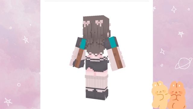 Aesthetic Minecraft hd skins for girls// Y2K// with links in the description//MCPE смотреть онлайн
