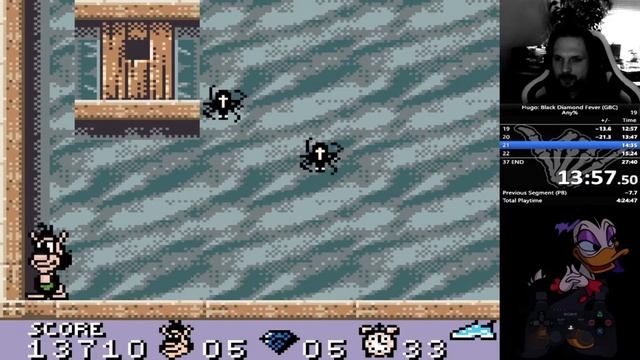 Hugo: Black Diamond Fever (EASY) (GBC) Speedrun (27:52) WR смотреть онлайн