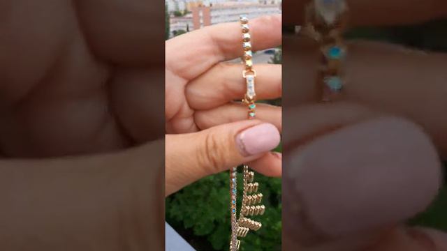 Шикарное винтажное колье, кристаллы аврора бореалис, Чехословакия смотреть онлайн