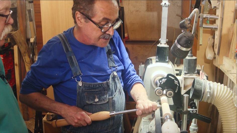 Как снизить вибрацию детали и сделать точение безопасней | Токарный люнет PWT-100 | Григорий А Бойко смотреть онлайн