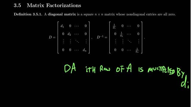 Diagonal Matrices смотреть онлайн
