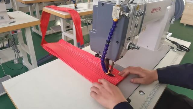Machine à coudre lourds à haute vitesse pour élingues textiles à sangles plate смотреть онлайн