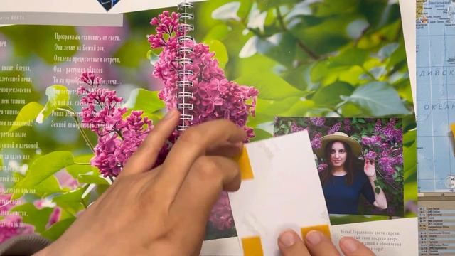 Заполняю блокнот про сирень смотреть онлайн