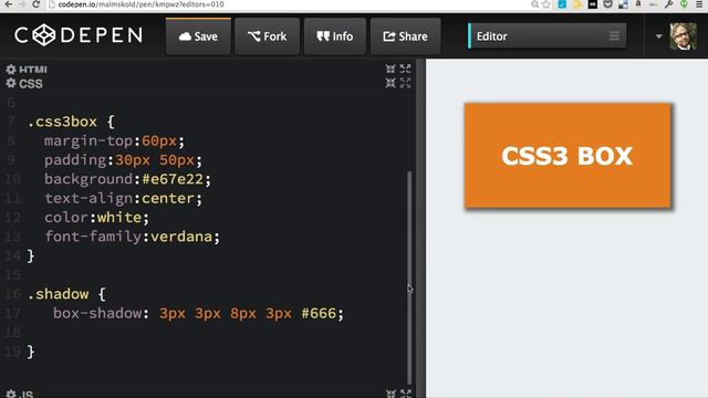 CSS box-shadow смотреть онлайн
