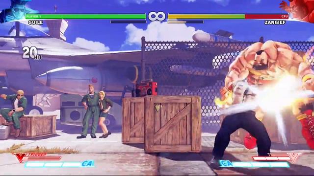 Guile Combo [32 Hits, 16 Sonic Booms + Super] смотреть онлайн