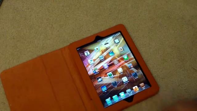SAVEICON PU Folio Leather Case with Built-in Stand for Ipad 1 смотреть онлайн