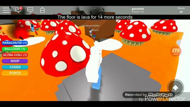 Играем в роблокс в мини игру пол это лава смотреть онлайн