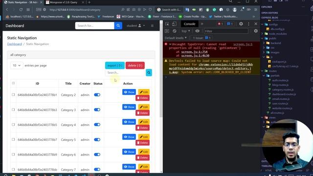 node express develop a blog management app 11 - retrieve selected data and export смотреть онлайн