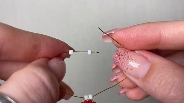 серьги с грибами из бисера |Anastasia Glukhova | смотреть онлайн