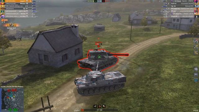 Leopard 1 • 9.3K DMG • 6 KILLS • WoT Blitz смотреть онлайн