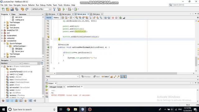 Text Chat Application Using JAVA With TCP protocol 5 смотреть онлайн