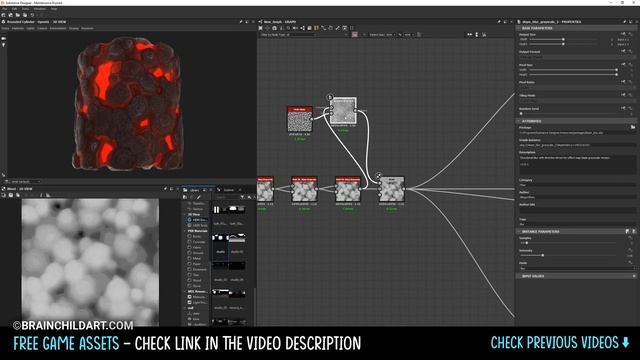Substance Designer - Stylised / Cartoon LAVA FLOOR texture | Tileable & Seamless LAVA Textures смотреть онлайн