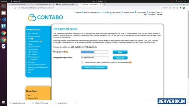 How to reset root password of a Contabo VPS смотреть онлайн