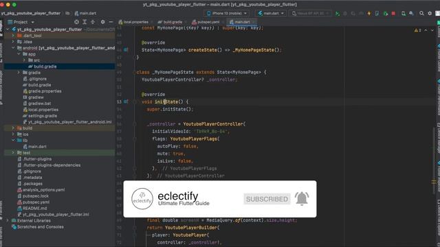 Flutter Tutorial - How to Play Youtube Videos (youtube_player_flutter) #Flutter #AppDevelopment смотреть онлайн