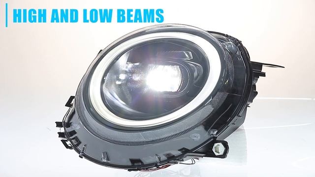 JOLUNG Full LED Headlights Assembly For BMW MINI Cooper R56 R57 R58 R59 2007-2013