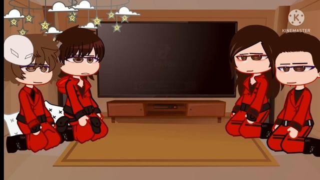 •|La Casa de Papel reagindo a La Casa de Papel Coreia•|gacha club•| смотреть онлайн