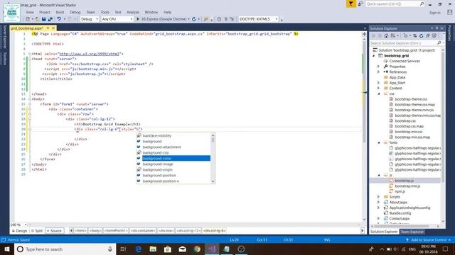 How to use bootstrap grid in asp.net || visual studio 2017 #bootstrap смотреть онлайн