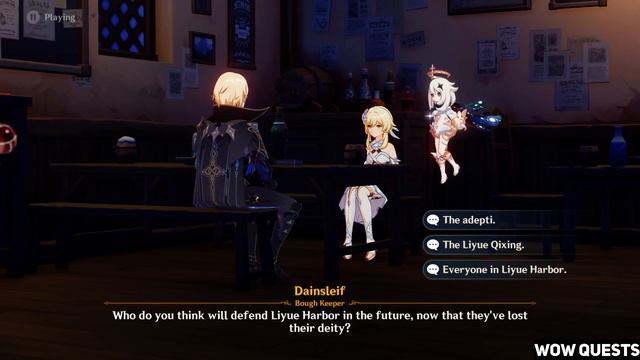 Answering Dainsleif Questions Genshin Impact смотреть онлайн