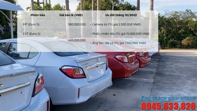 Giá lăn bánh Mitsubishi ATTRAGE 2022 Tháng 10 Mới Nhất! Ưu đãi Khủng - Sẵn xe Giao. смотреть онлайн