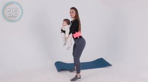 ФИТНЕС С МАЛЫШОМ ДОМА !!! 15 МИНУТ / ЛУЧШАЯ ТРЕНИРОВКА ДЛЯ ВСЕГО ТЕЛА С РЕБЕНКОМ