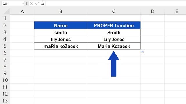 How to Capitalize First Letters in Excel (PROPER Function) смотреть онлайн