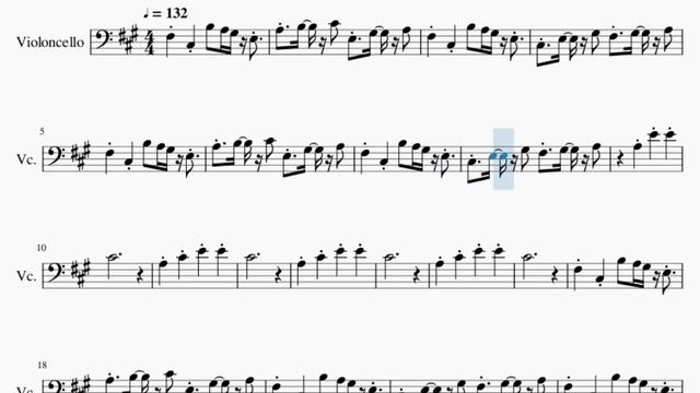 Cello Sheet Music: How to play BrooklynBloodPop (Tiktok) by Syko смотреть онлайн