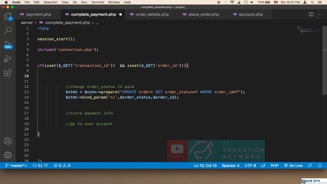 Ecommerce Website With PHP & MySql - 109 - Payment details смотреть онлайн