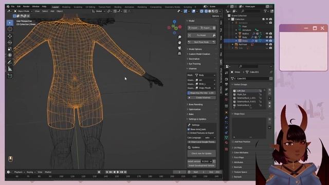 Blender Part 11 How to add Clothing || VTuber Vrchat Avatar Tutorial 2022 смотреть онлайн