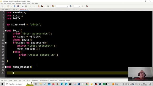 Perl Programming - Password Login Read File Mini Project 2023 смотреть онлайн