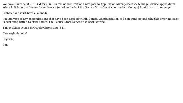 Sharepoint: Error in Central Administration: Ribbon ＜Tab＞ node must have a ＜Scaling＞ subnode. смотреть онлайн
