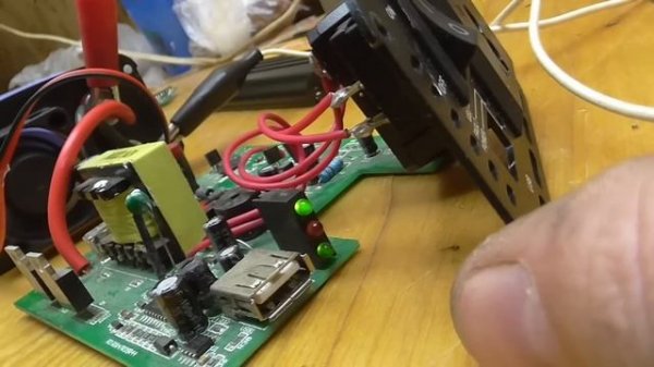 Ремонт инвертора 12/220v 500W