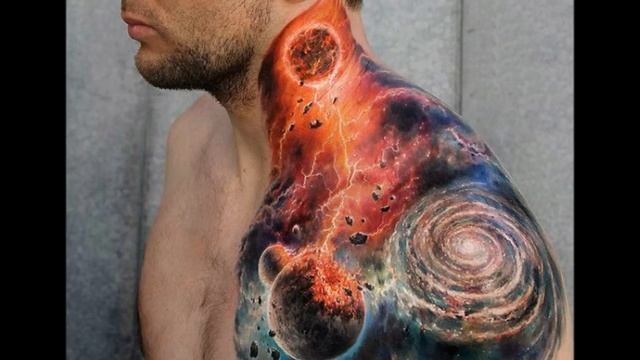 70 Outer Space Tattoos For Men смотреть онлайн