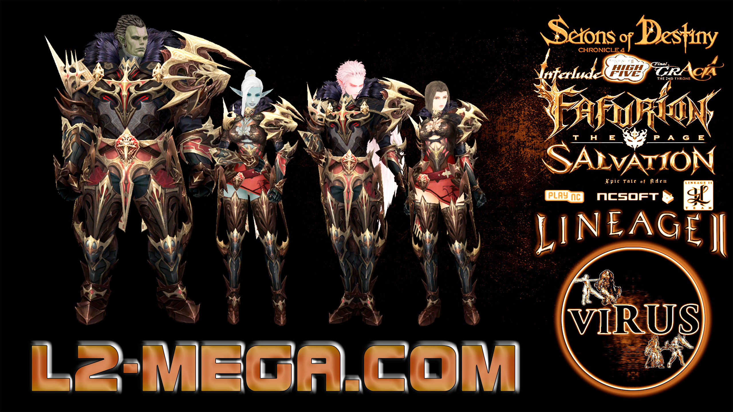Suit 02 for www.L2-Mega.Com server. LINEAGE II-Classic ◄√i®uS► смотреть онлайн